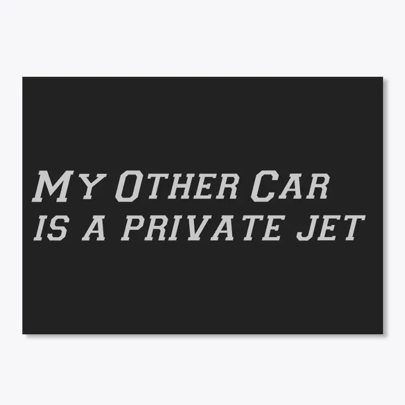 Cody Wolfe Private Jet Bumper Sticker 